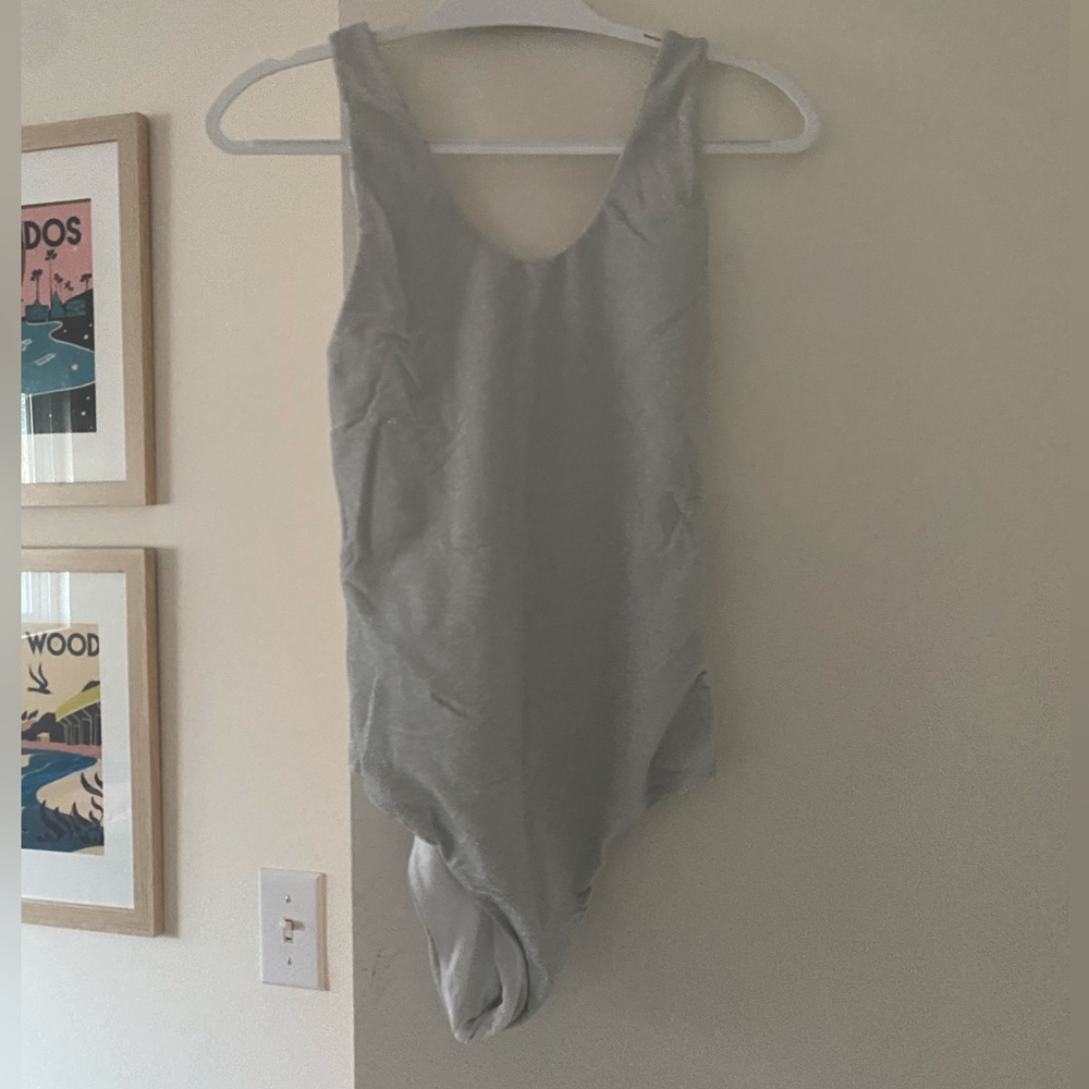 Mikoh one piece in silver lurex
